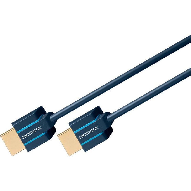 Clicktronic - Konfektioniertes A/V-Kabel HDMI Kabel HighSpeed 70704 2m,Ethernet