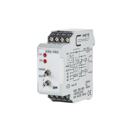 Metz Connect - Schaltrelais Schnittstellenmodul 110676-13.27.22 KRZ-E08 HR2,24VAC/DC − 5 Stück