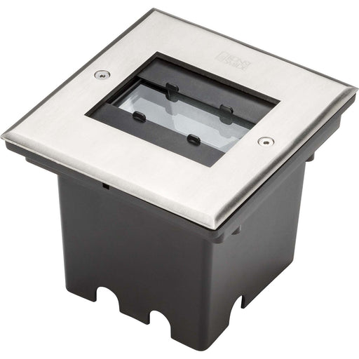 Gnosjö Konstsmide AL - Bodeneinbauleuchte LED-Bodeneinbaustrahler 7960-310 grau, edelstahl