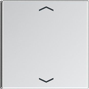 Jung - Abdeckung/Bedienelement für Installationsschalterprogramme Taste 4-fach alu AL 2404 TSAP 14 Symbol Auf/Ab − 1 Stück