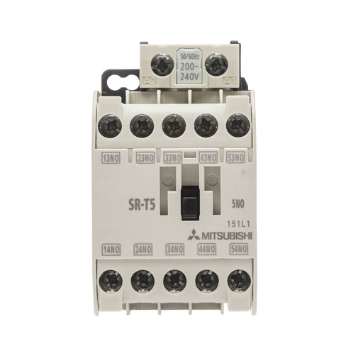 Mitsubishi Electric - Leistungsschütz zum Schalten von Wechselstrom Hilfsschütz SR-T5 AC24V 5A
