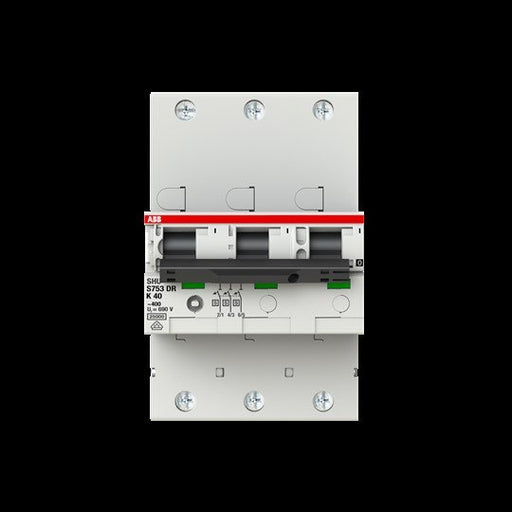 ABB Stotz S&J - Selektiver Hauptleitungsschutzschalter Haupleitungsschutzschalter S753DR-K40 40A K 25kA 3P
