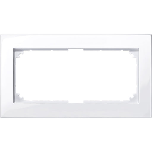 Merten - Abdeckrahmen M-PLAN-Rahmen 2f. aws 515825 ohne Mittelsteg