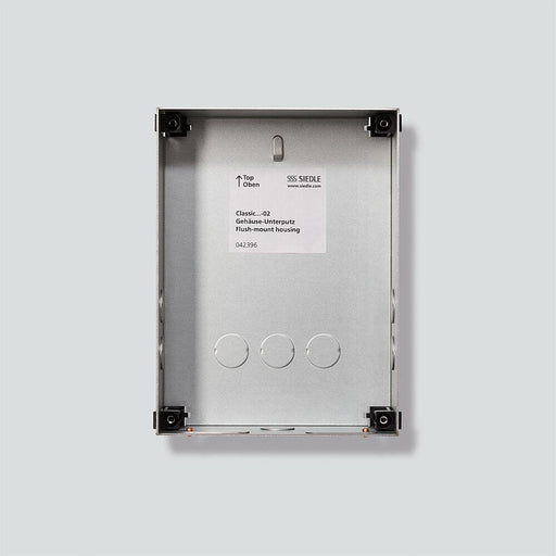 Siedle&Söhne - Montageelement für Türstation Unterputzgehäuse Classic GU CL 01-0 Stahlblech verzinkt
