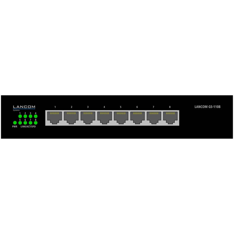 LANCOM - Netzwerk Switch Ethernet Switch GS-1108 integr. Netzteil