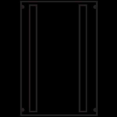 Striebel&John - Abdeckung für Verteilerfeld Abdeckung AS25V 750x500 vertikal
