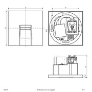 EVN Lichttechnik - Decken-/Wandleuchte LED-Wandeinbauleuchte W240102