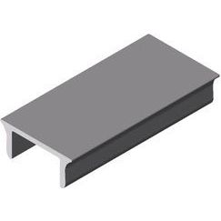 Item - Schutzkappe/Abdeckung für Stiel/Profilschiene Abdeckprofil 0.0.452.03 Stück a 2000mm