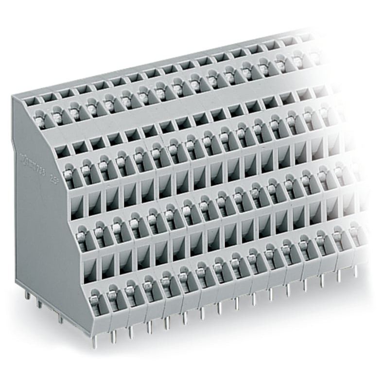 WAGO - Leiterplattenklemme Vierstock-Leiterplattenkl. 738-104 2,5mm² − 36 Stück