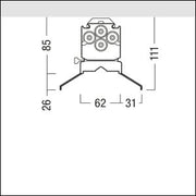 Zumtobel Group - Lichttechnisches Zubehör/Ersatzteile für Leuchten Optik Kit TEC C CG #22171737