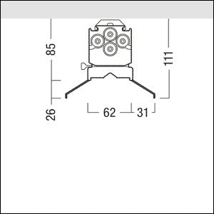 Zumtobel Group - Lichttechnisches Zubehör/Ersatzteile für Leuchten Optik Kit TEC C CG #22171737