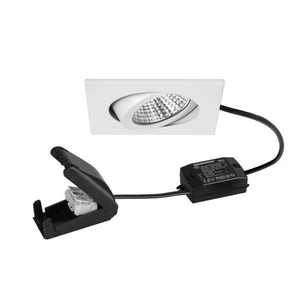 Brumberg Leuchten - Downlight/Strahler/Flutlicht LED-Einbaustrahler 230V 38465073 3000K, ws