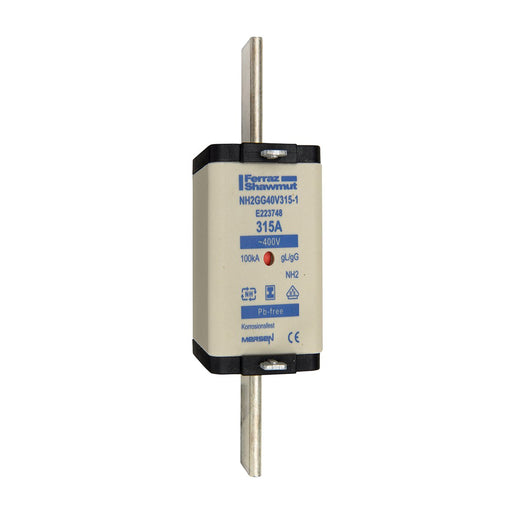 Mersen - Messersicherung Sicherungseinsatz NH gG NH2GG40V50-1 Gr.2 50A SGL KM − 3 Stück