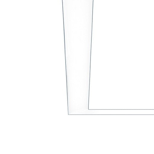 Zumtobel - Mechanisches Zubehör/Ersatzteile für Leuchten Eck-Kanal f.LED-Lichtlinie SLN2-C CL MRC L795WH weiß