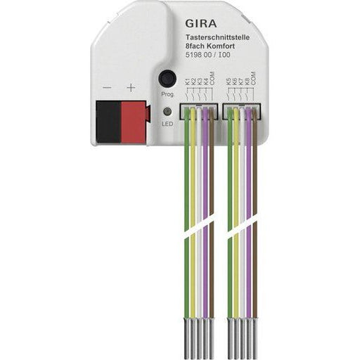 Gira - Bussystem-Binäreingang Tasterschnittst. 8f 519800 KNX Secure