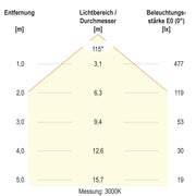 EVN Lichttechnik - Decken-/Wandleuchte LED-Anbauleuchte DDD300125 CCT Switch