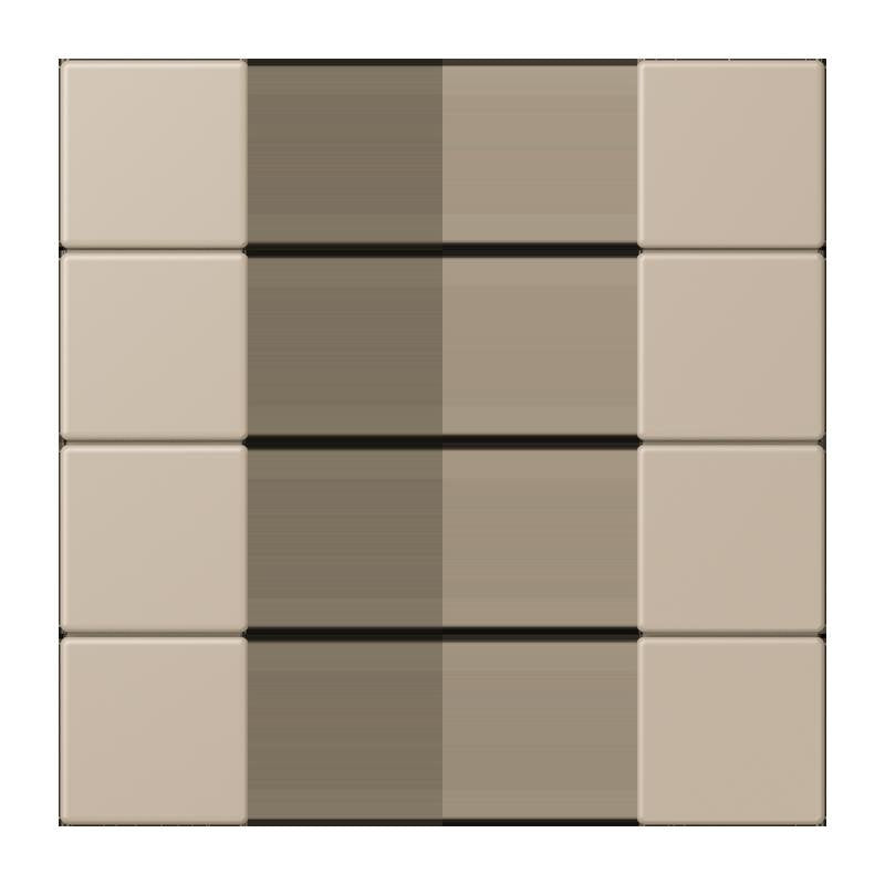 Jung - Abdeckung/Bedienelement für Installationsschalterprogramme Tastensatz 4fach LC 504 TSA 243