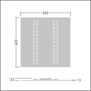 Thorn - Decken - /Wandleuchte LED - Einbauleuchte OMEGA M  #96636366 840