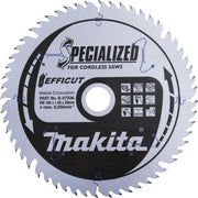 Makita - Kreissägeblatt EFFICUT Sägeblatt B-67315 305x30mm, 80 Zähne