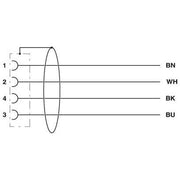 Phoenix Contact - Konfektioniertes Sensor-Aktor-Kabel Sensor-/Aktor-Kabel SAC-HZ-4P-10#1409552 − 10 Stück