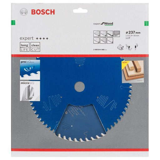 Bosch - Kreissägeblatt Expert for 2608644068 Wood H 237 x 30 Z56