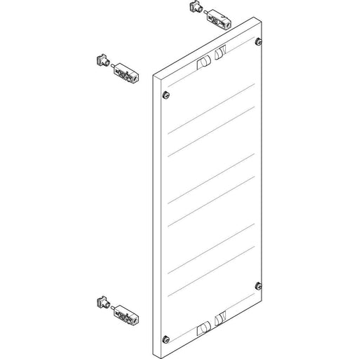 ABN - Verteilerfeld für Installationsverteiler ESPRO-Modul MF1470 flach BxH:250x600mm