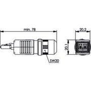 Telegärtner - LWL-Steckverbinder STX V4 LC-D Steckerset 100007561 MM