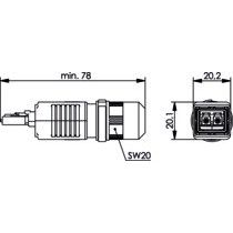 Telegärtner - LWL-Steckverbinder STX V4 LC-D Steckerset 100007561 MM