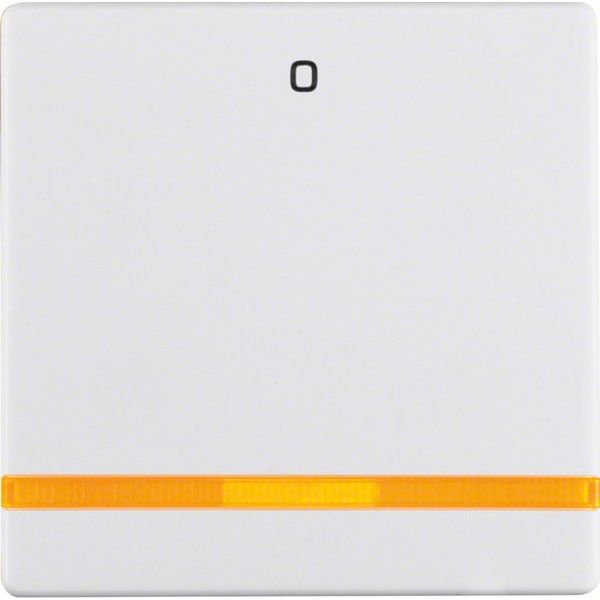 Berker - Abdeckung/Bedienelement für Installationsschalterprogramme Wippe 16246089 Aufdruck "0"