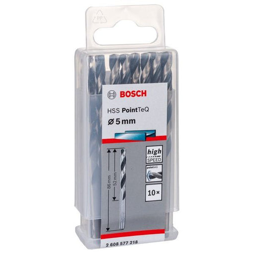 Bosch - Bohrer Metallspiralbohrer HSS 2608577218 PointTeQ DIN 338 5,0