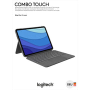 Logitech - Tastatur Combo Touch 920-010142 SmartConnector,grau