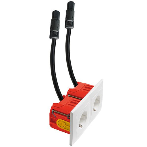 Peha - Schalter-/Steckdosenkombination Socketline Connect H 11.6612 #00076731 Geräte-Kombi, rws