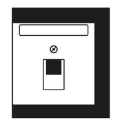 Jung - Einsatz/Abdeckung für Kommunikationstechnik Abdeckung für IAE/UAE LC 969-1 NAUA 202