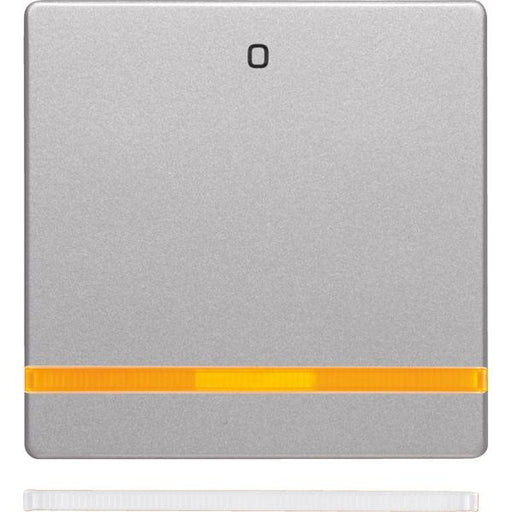 Berker - Abdeckung/Bedienelement für Installationsschalterprogramme Wippe alu/lack 16246084 orange Linse u. 0