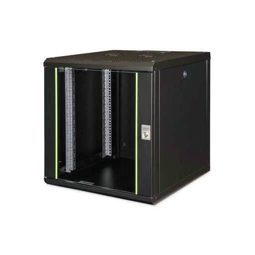 DIGITUS - Netzwerk-/Serverschrank Wandgehäuse Unique Serie DN-19 12U-6/6-SW 600x600mm (BxT)