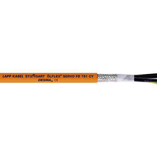 Lapp Kabel&Leitung - Energiekabel < 1 kV, für ortsveränderlichen Einsatz ÖLFLEX SERVO FD 781 CY 4G4 0036322 − 1500 Meter