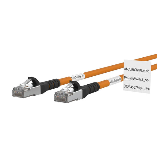 Metz Connect - Patchkabel Kupfer Patchkabel Cat.6A 130845A001WE AWG 26 10,0m or-sw
