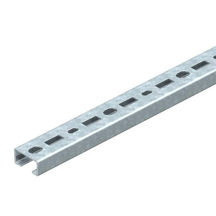 OBO Bettermann - Stiel/Profilschiene Profilschiene CM3015P0700FT gelocht − 10 Stück