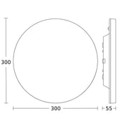 Steinel - Decken-/Wandleuchte Sensor-Innenleuchte R10 basic SC 3000K 300 x 55 mm WS