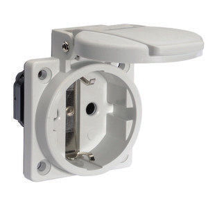 Bals Elektrotech - Schutzkontakt-Anbausteckdose Schutzk. Anbausteckdose 71095 16A IP44 grau