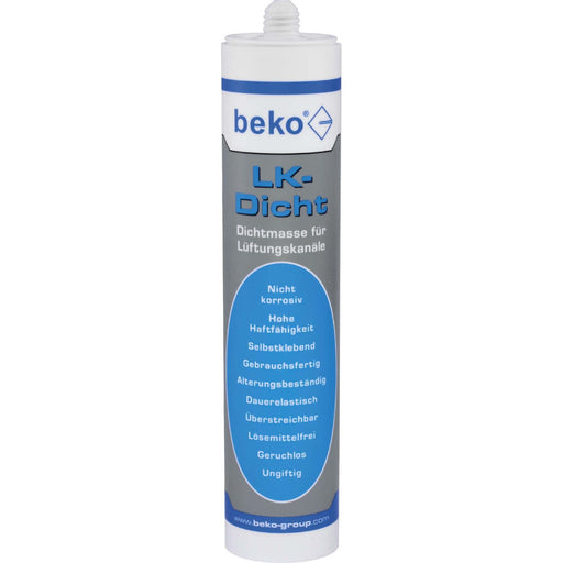 Beko - Dichtstoff Lüftungskanal-Dichtstoff 230505 310ml grau