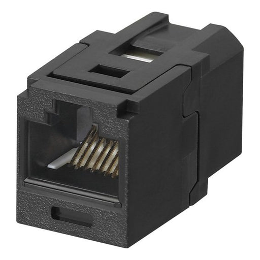 Panduit - Kommunikationsanschlussdose Kupfer Mini-Com Kupplung RJ45 CC6X88BL Cat. 6A schwarz − 10 Stück