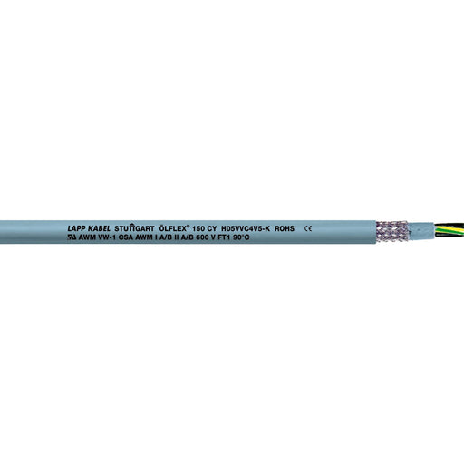 Lapp Kabel&Leitung - Energiekabel < 1 kV, für ortsveränderlichen Einsatz ÖLFLEX 150 CY 3G0,75 0015603