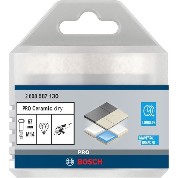 Bosch - Bohrer PRO Ceramic dry 2608587130 Trockenbohrkrone 67