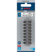 Bosch - Bit-Set PRO Phillips Impact Bit, 2608522324 PH2, 25 mm, 8-tlg