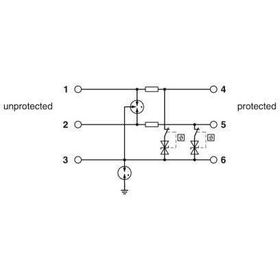 Phoenix Contact - Überspannungsableiter für Informations-/MSR-Technik Überspannungsschutzgerät 2908209