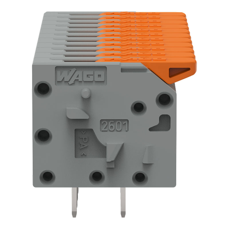 WAGO - Leiterplattenklemme 2601-1111 1,5mm²,gr − 50 Stück