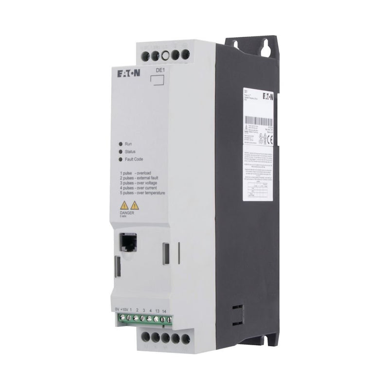 Eaton - Frequenzumrichter =< 1 kV Drehzahlstarter 1phasig DE11-127D0NN-N20N 230 V AC 7A 1.5kW