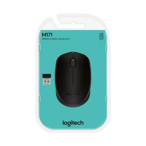 Logitech - Computermaus Maus Wireless M171 sw Optisch,1000dpi,3Ta