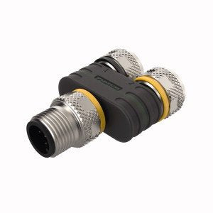Turck - Passiver Sensor-/Aktor-Verteiler (mit Leitung) Zweifachverteiler YB2-FSM4.4-2FKM4.4 o.Ltg., St.2xKuppl
